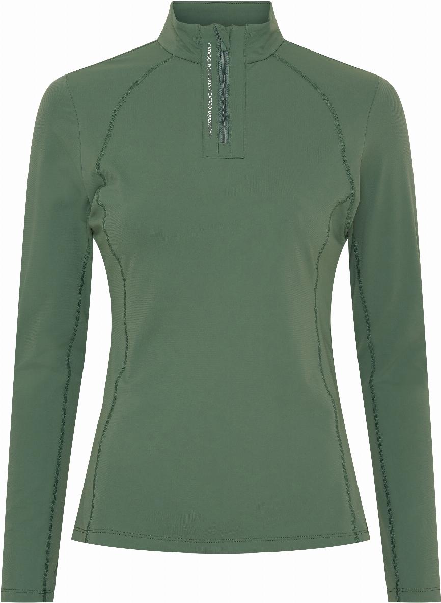CATAGO Bree Långärmad Ridtröja - Duck Green (XS)