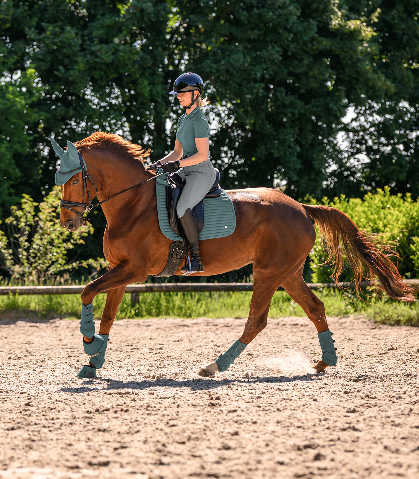 ELT Comfort Ride Glam ridebukser - kromgrå - 5