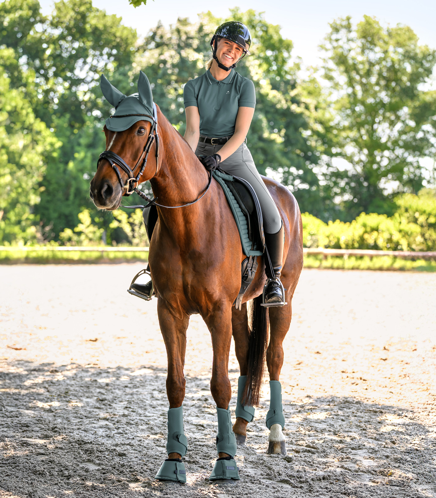 ELT Comfort Ride Glam ridebukser - kromgrå - 6