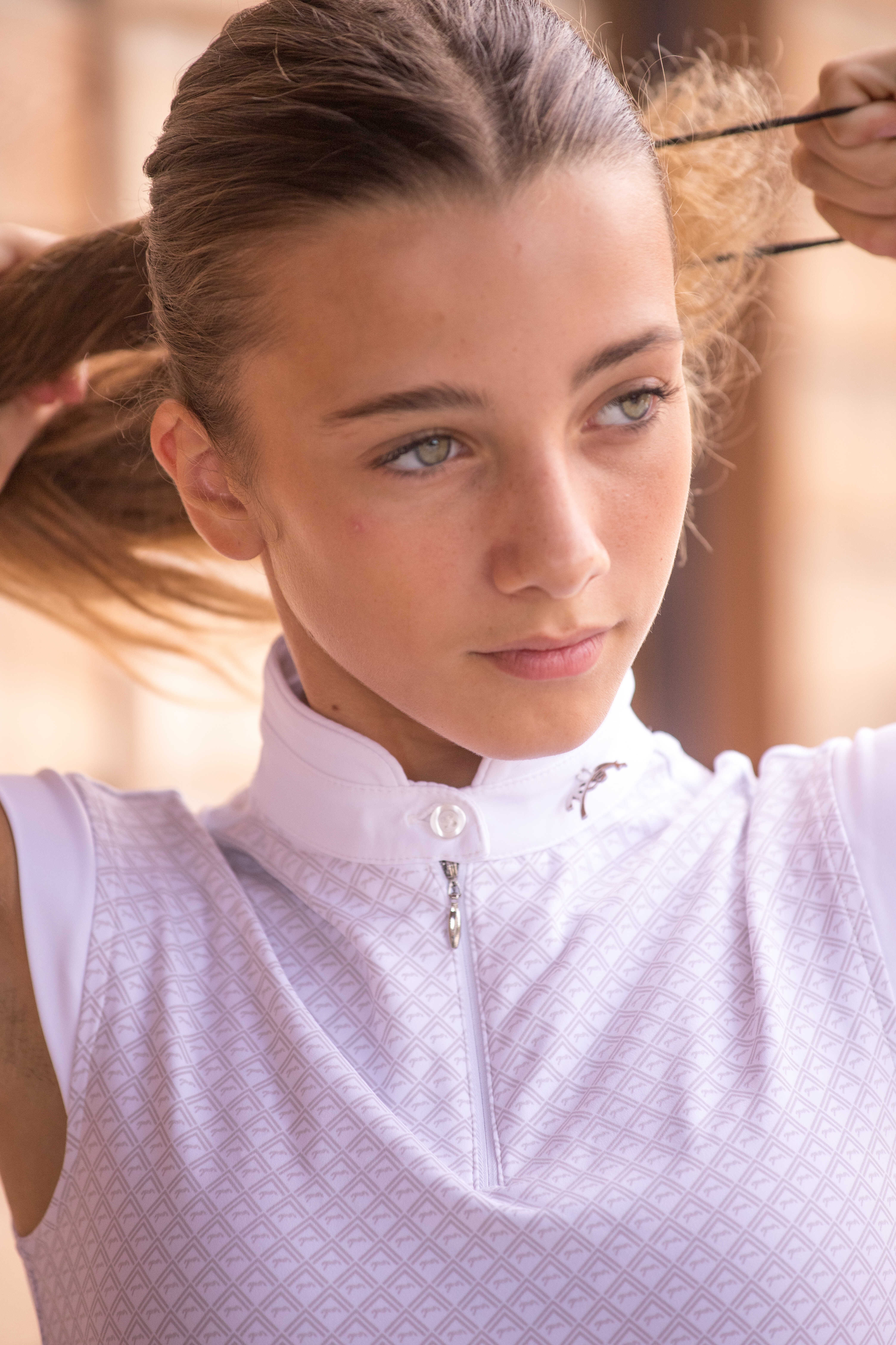 Pénélope Seville Show Shirt White/grey - 2