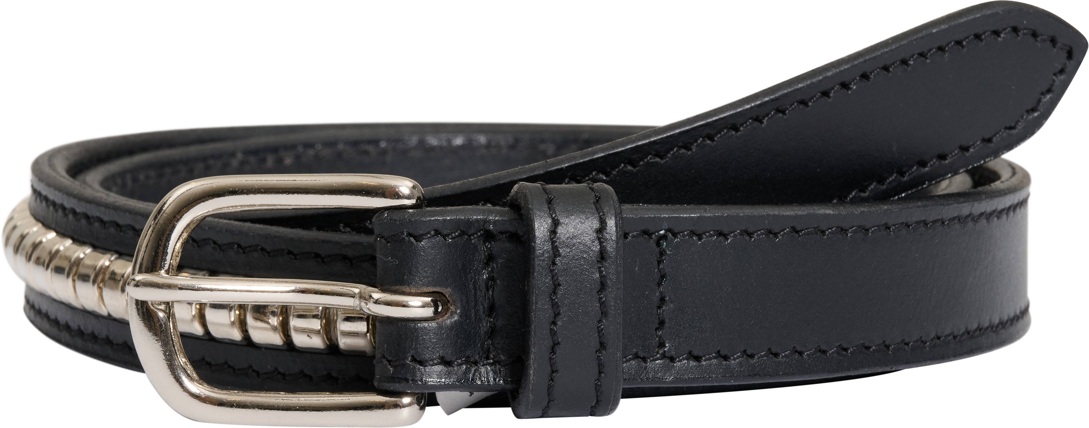 Catago Belle Ledergürtel Schwarz (85)