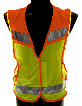 Jack Pro Luminous Reflective Vest for Riders and Dog Owners