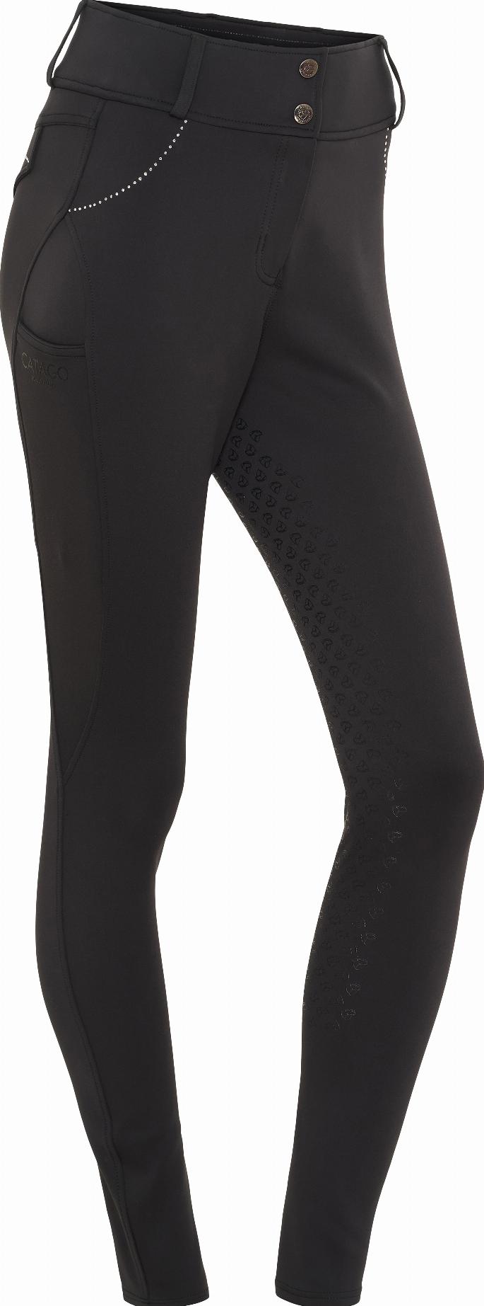 CATAGO Vesta Ridbyxor Fullgrip - Svart (32)