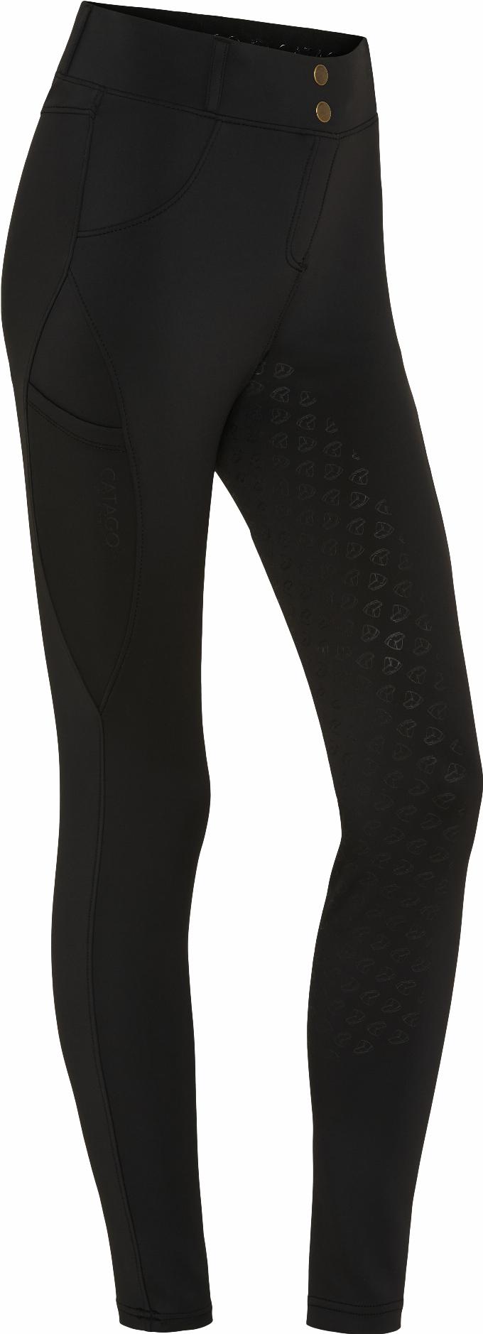CATAGO Vanna Fullgrip Ridtights - Svart (XS)