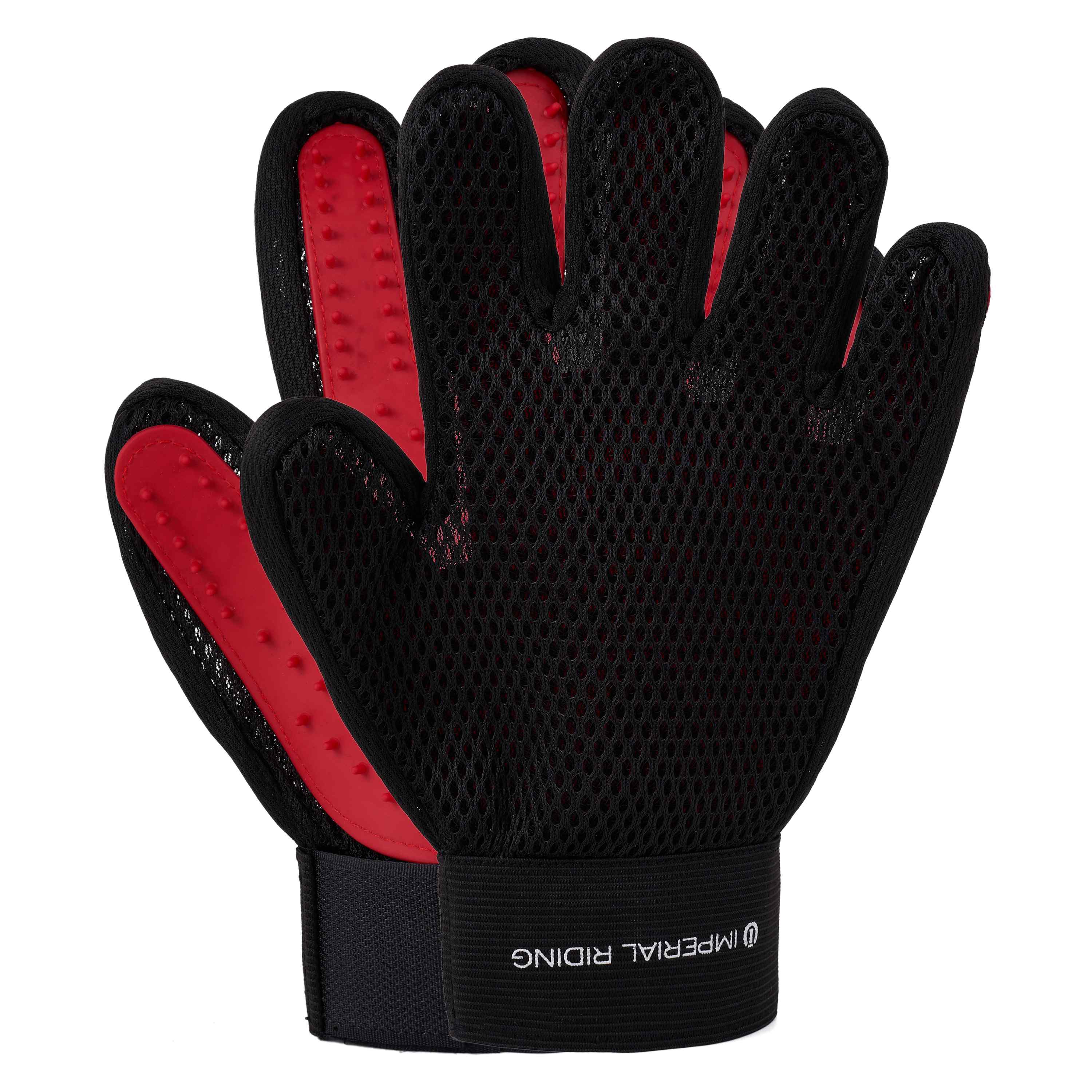 Imperial Riding Grooming glove rubber Pink