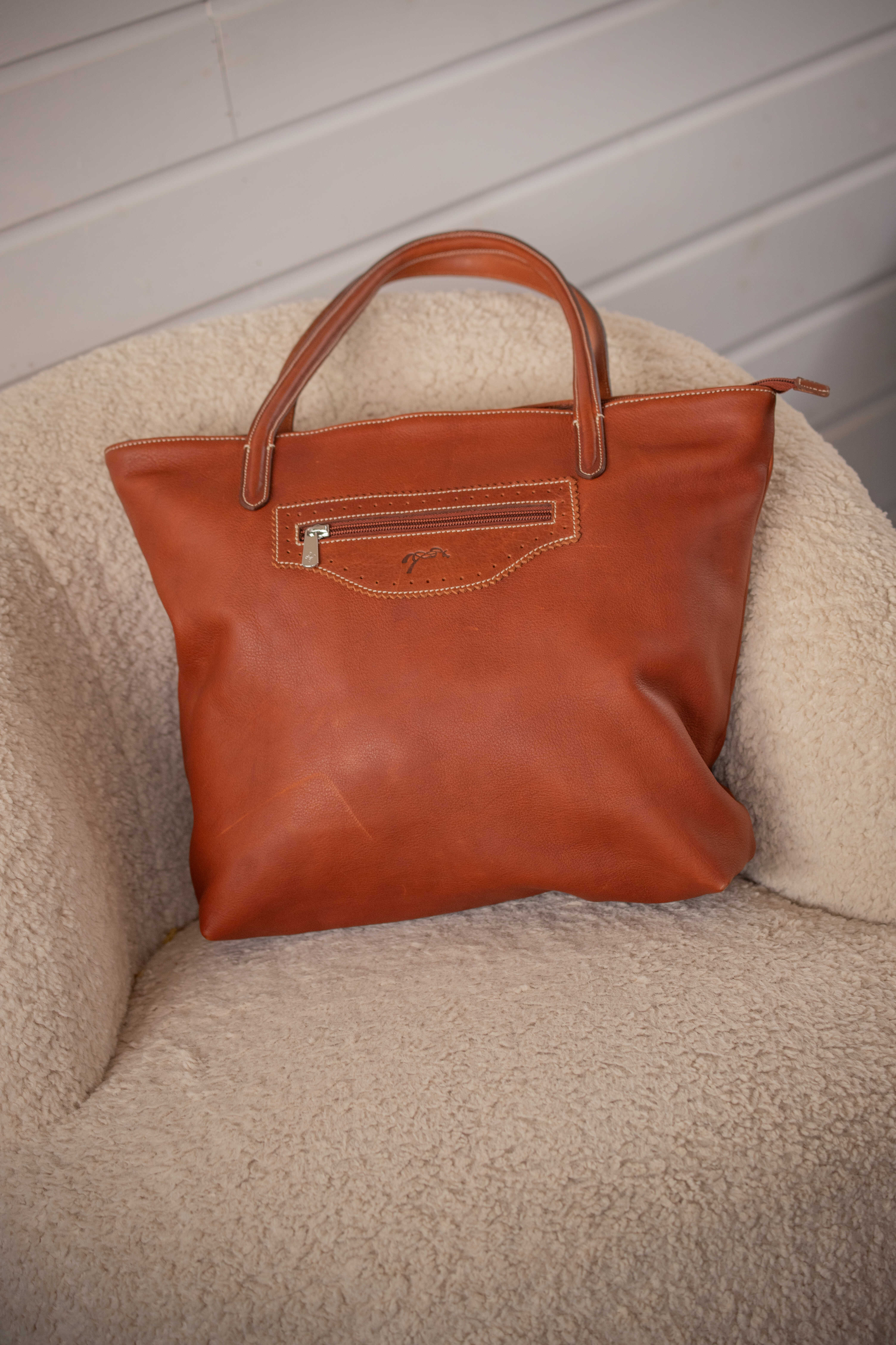 Pénélope Toti Purse Cognac - 5