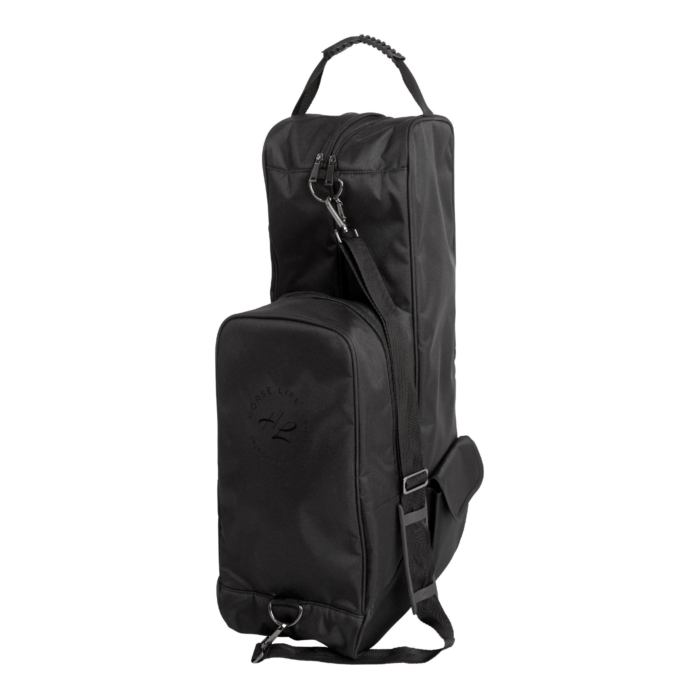 Horse Life Boot & Helmet Bag - Black