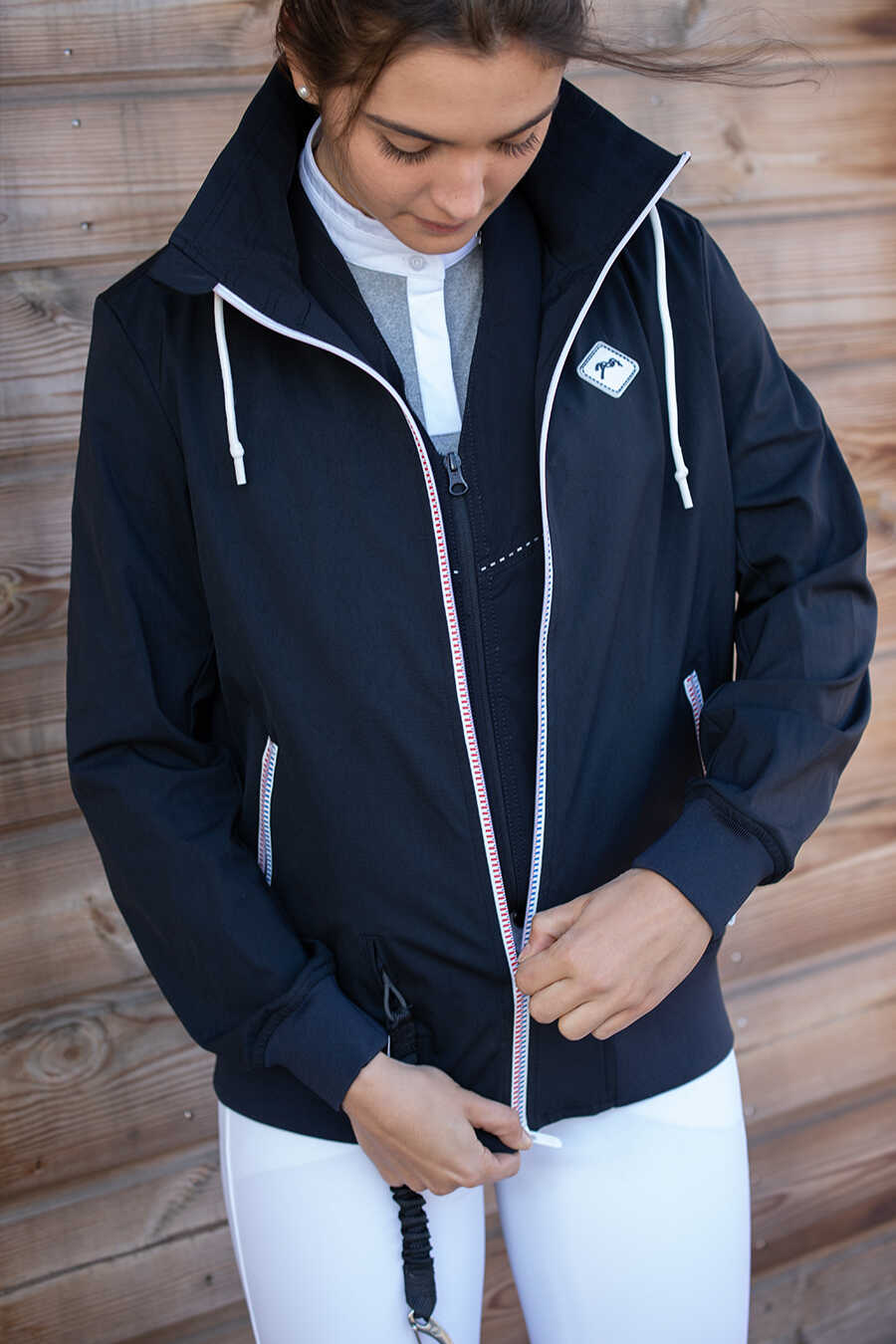 Pénélope Airjacket Riding Jacket Navy blue - 4