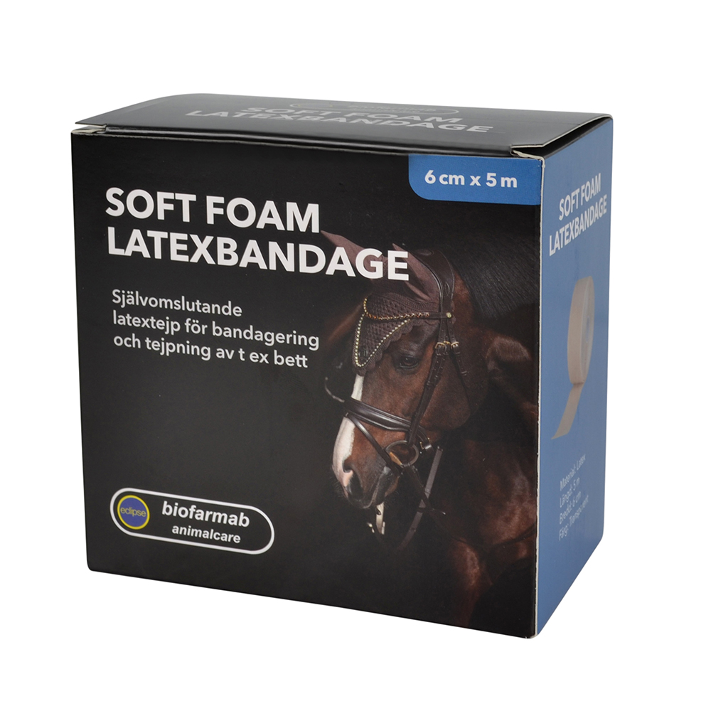 Biofarmab soft foam latex bandage 6 cm x 5 m - 2