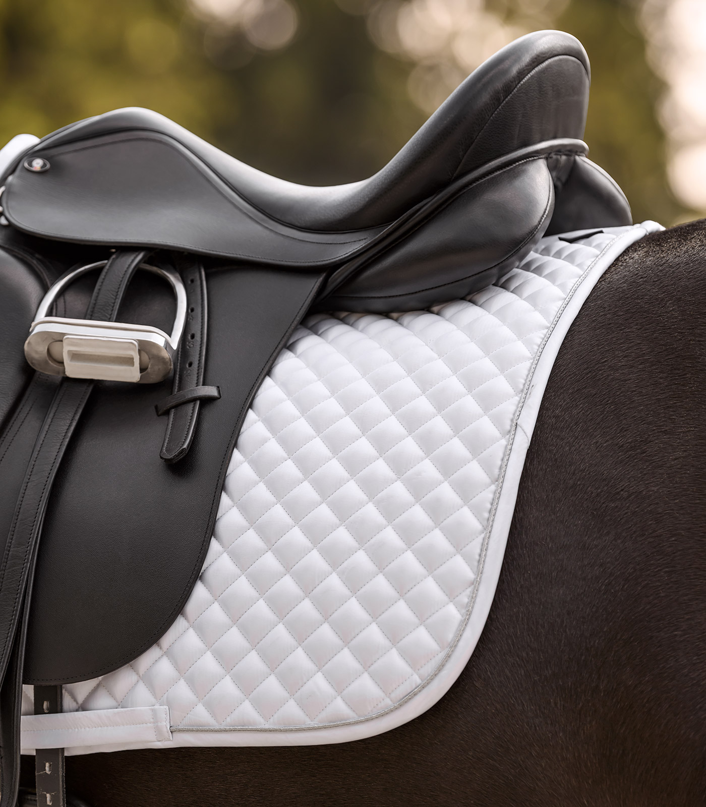 Waldhausen Felix Glam saddle pad - white - 4