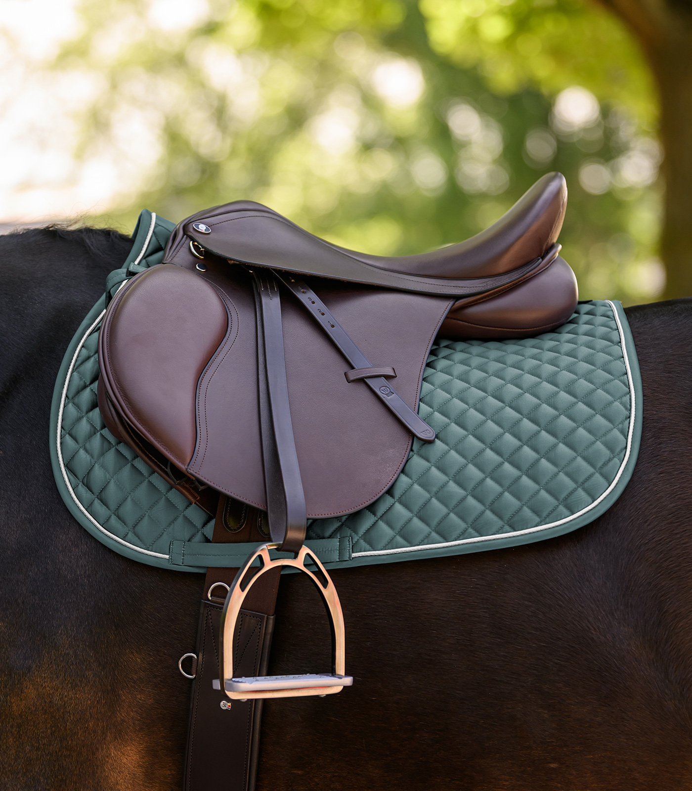 Waldhausen Felix Glam saddle pad - pine green - 5