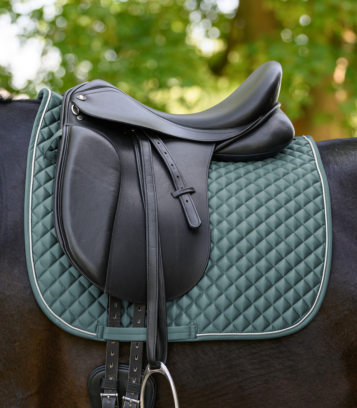 Waldhausen Felix Glam saddle pad - pine green - 2