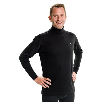 Back on Track Turtleneck Men - Black, S