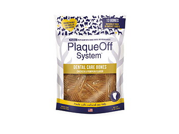 SwedenCare - PlaqueOff Dental Care Bones - Chicken & Pumpkin Flavour 485g