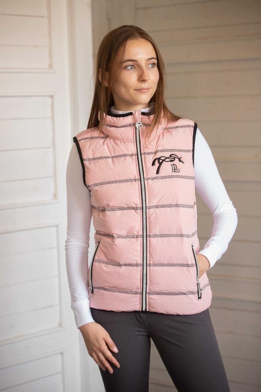 Penelope Anouck Vadderad Väst Rosa