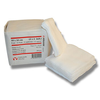 Cruuse compress not sterile 10 x 10 cm 100-pack
