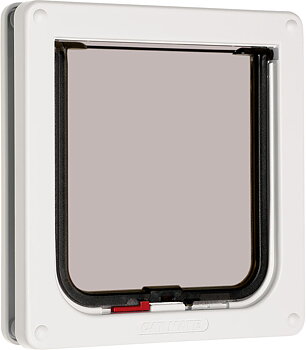 Petmate Lockable Cat Flap - White