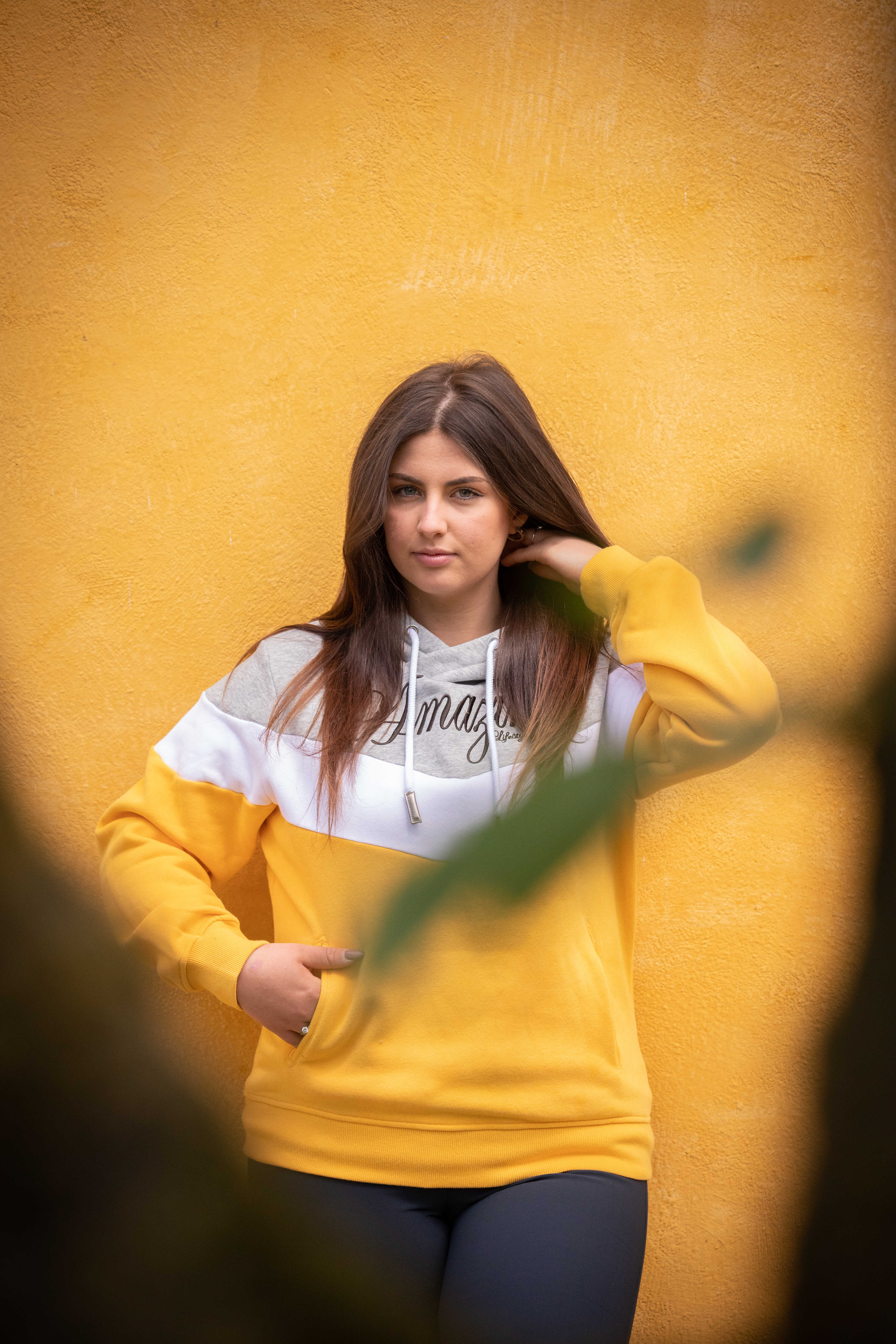 Pénélope Artemis Hoodie Yellow/white/grey - 4