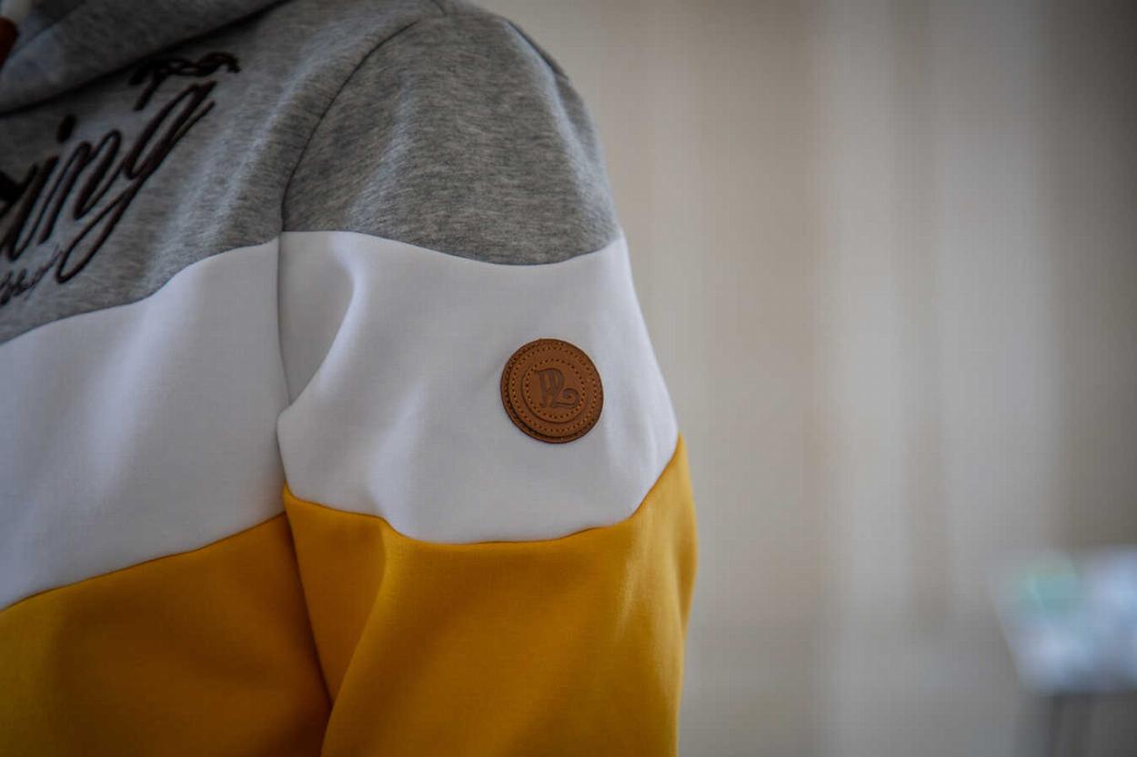 Pénélope Artemis Hoodie Yellow/white/grey - 3