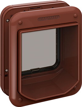 Petmate Microchip Cat Flap - Brown