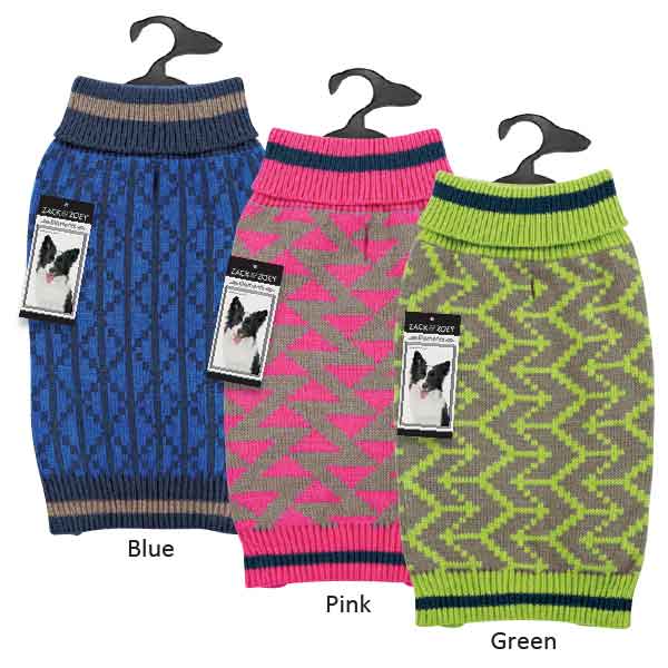 ZACK & ZOEY gestrickter Hunde Pullover in schönen Farben