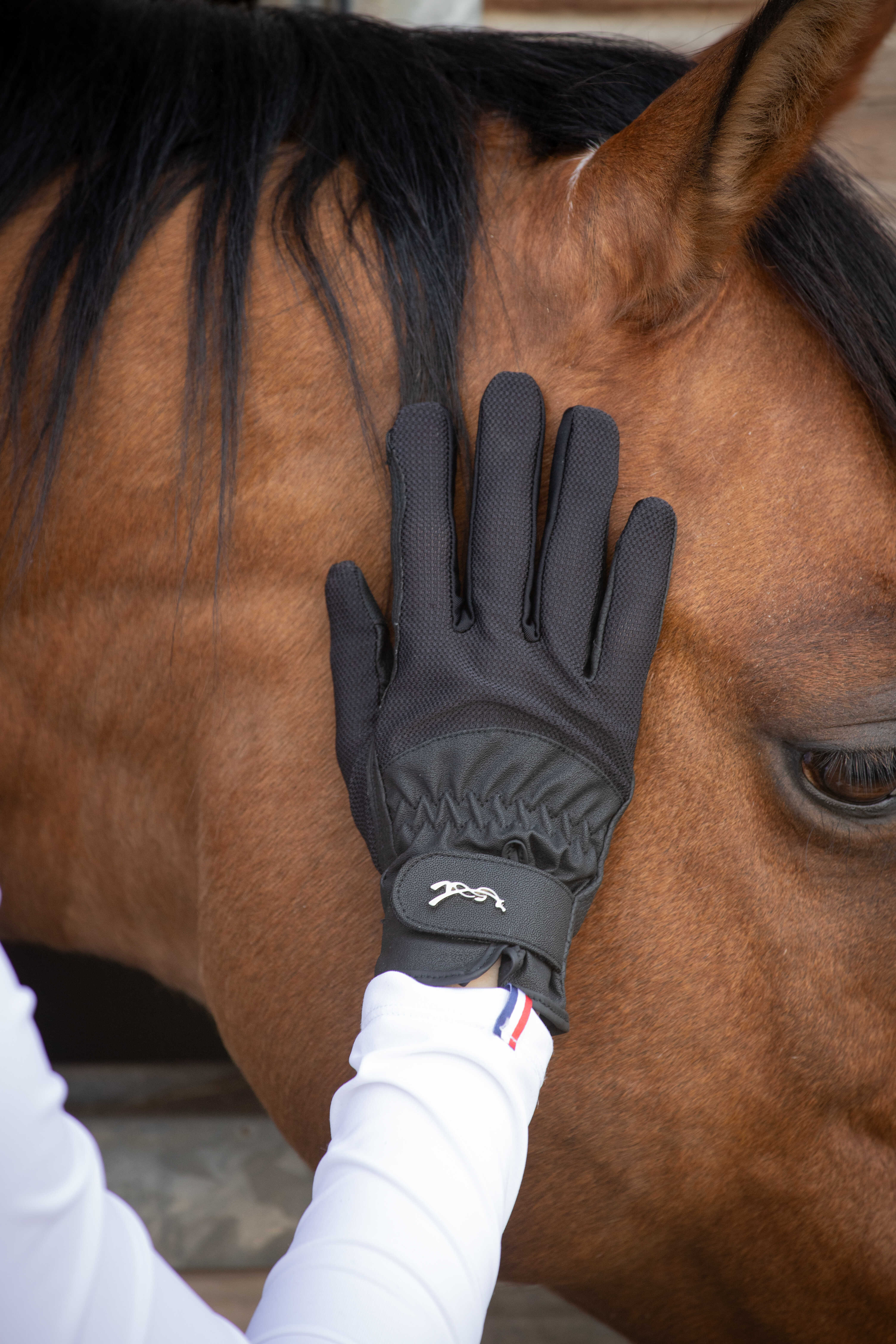 Pénélope Competition Riding Gloves Black - 2