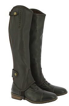 EQUITHEME Soft Half Chaps Havana
