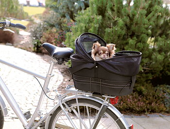Bike basket for package holder - Netted