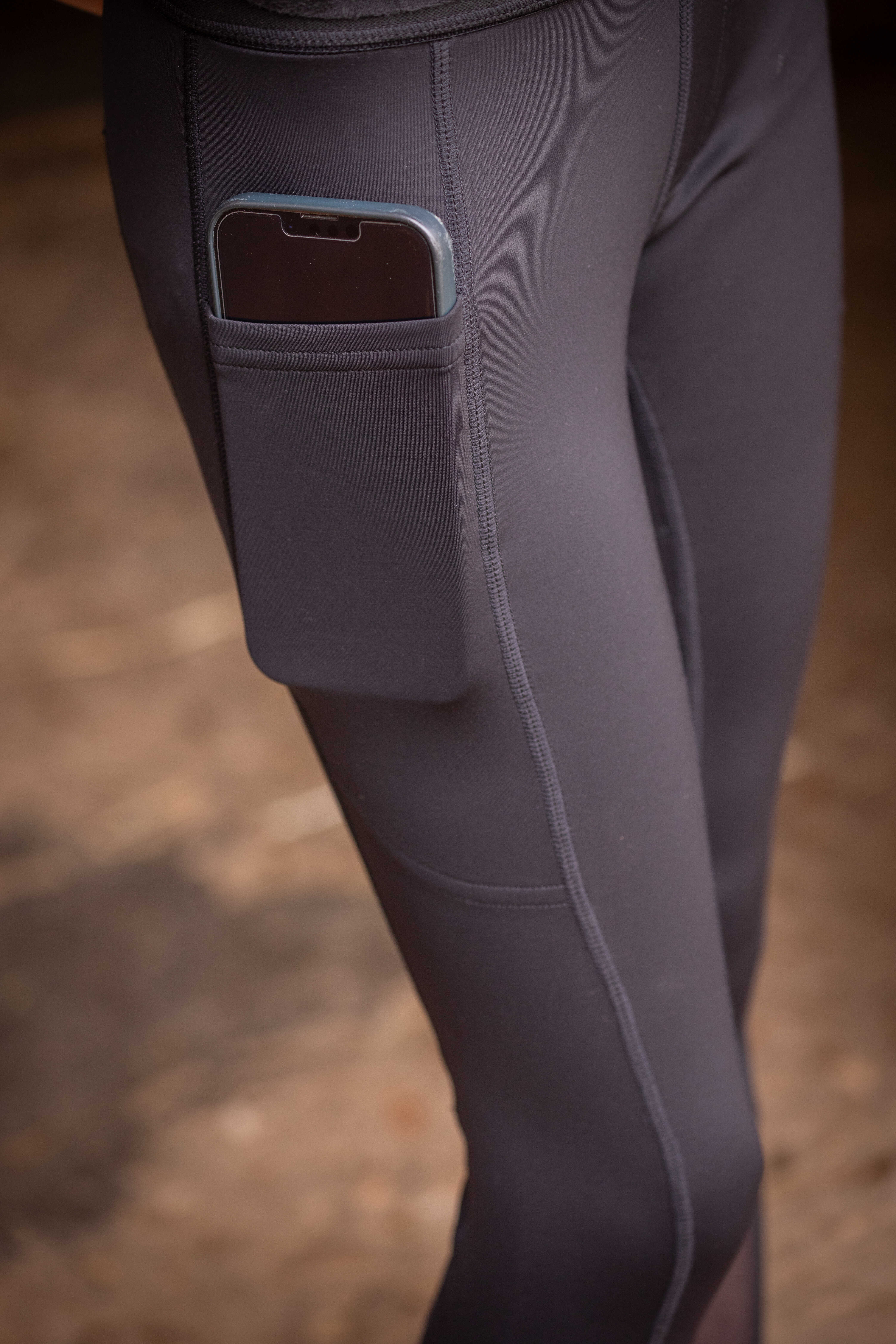 Pénélope Delphe Junior Riding Tights Black - 2