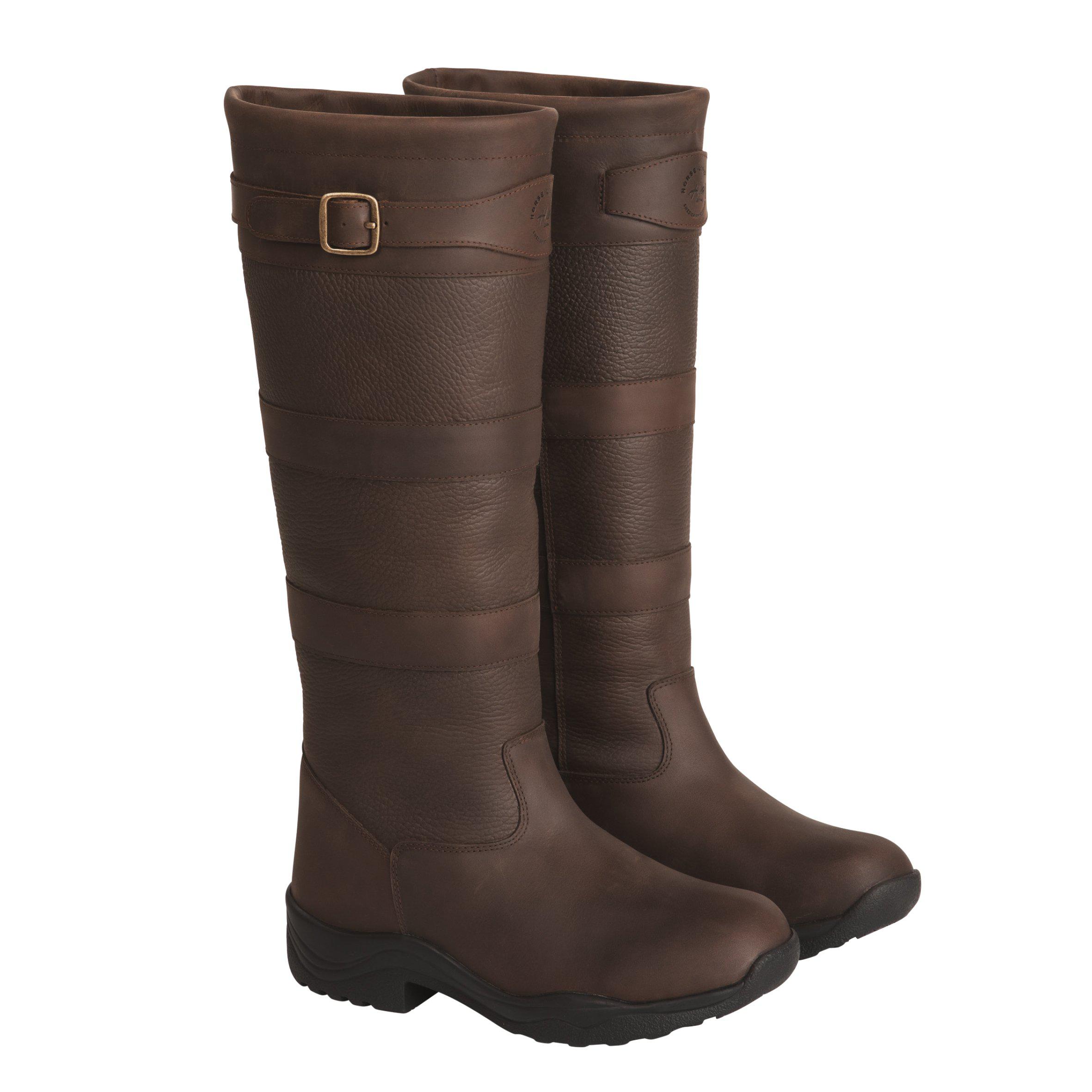 Horse Life Highland Country Boots, Leather - Brown - 2
