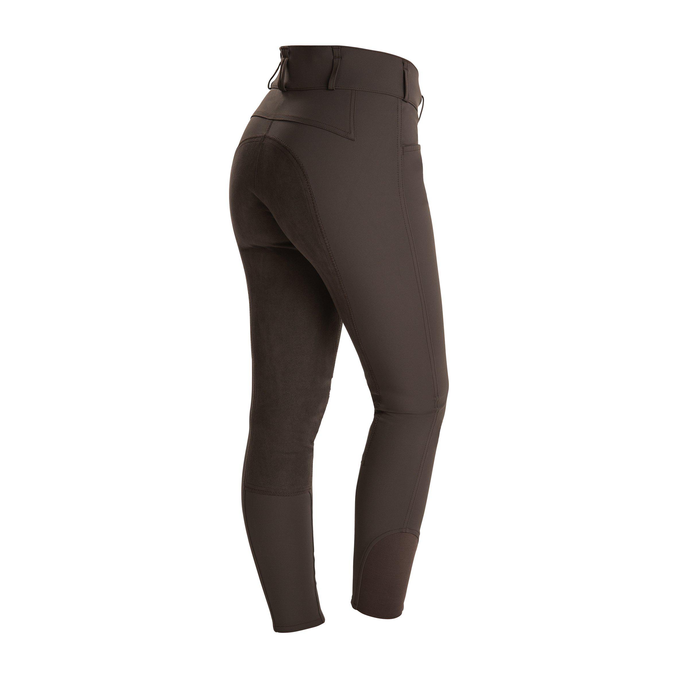 Horse Life Candy Breeches Full-Seat Clarino - Dark Brown, 46 - 3