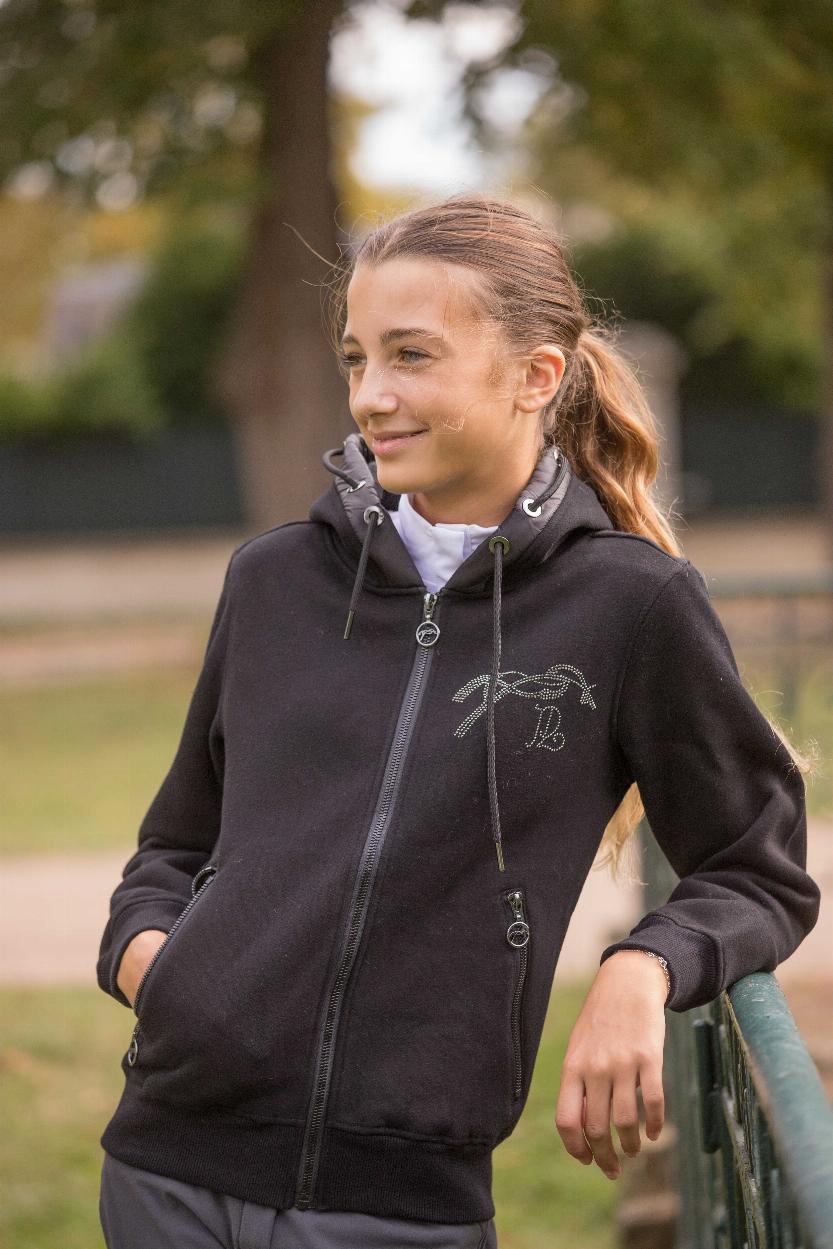 Penelope Fluore Hoodie Svart