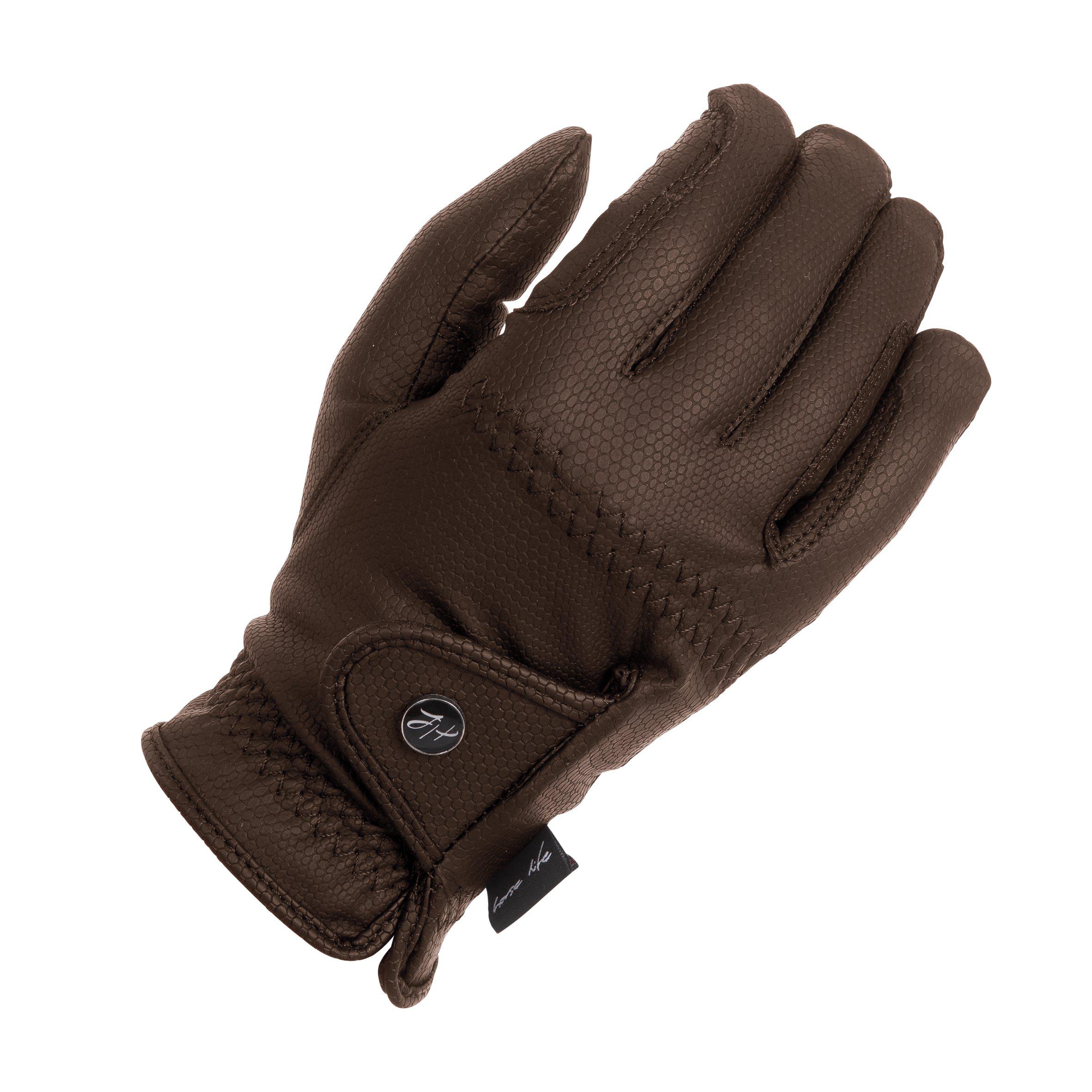 Horse Life Ridhandskar Flexible Grip Vinter - Brun (XS)