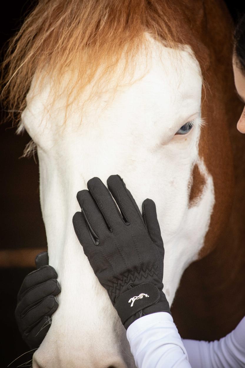 Penelope Hiver Ridhandskar Svart (6.5)