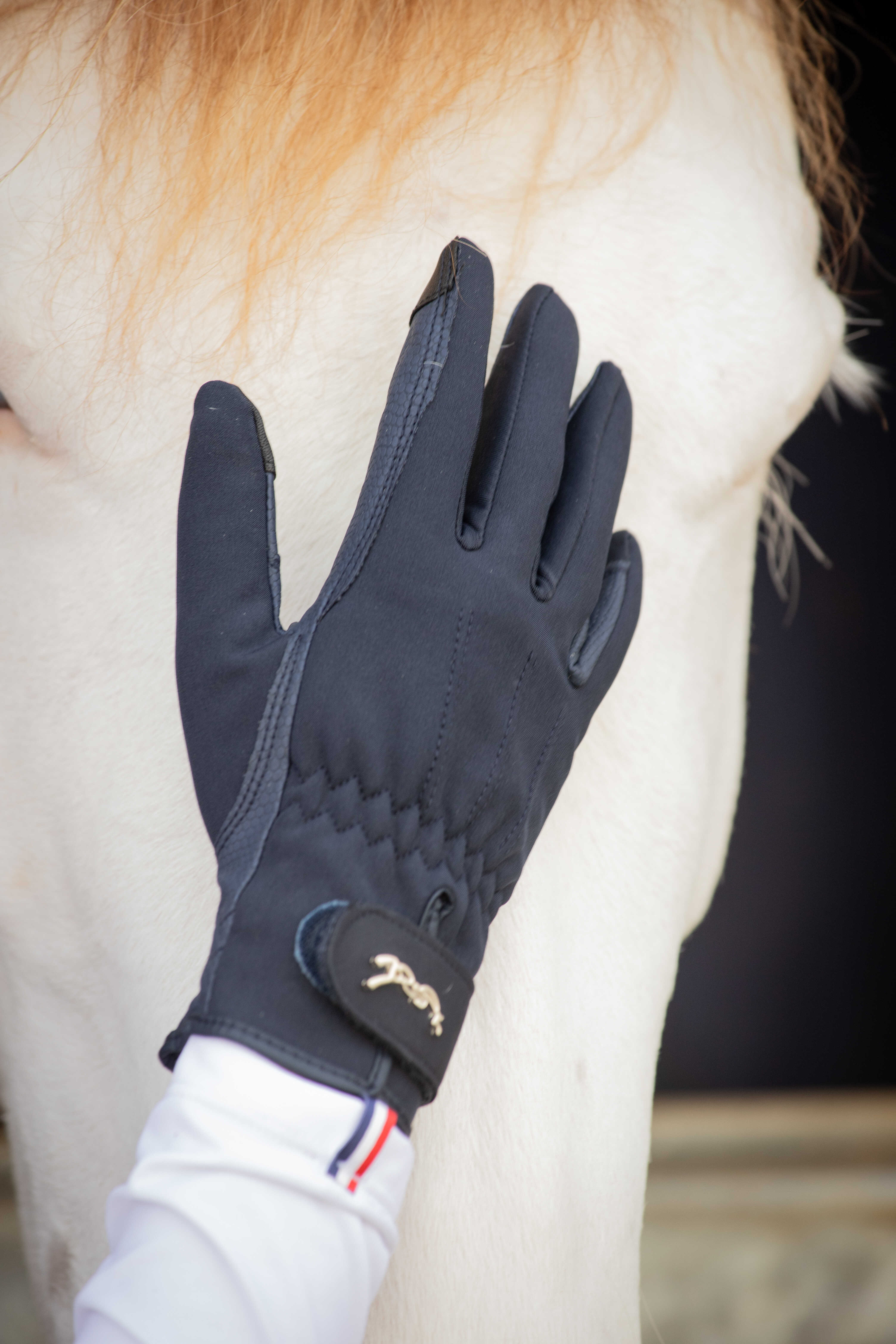 Penelope Hiver Ridhandskar Navy - 3