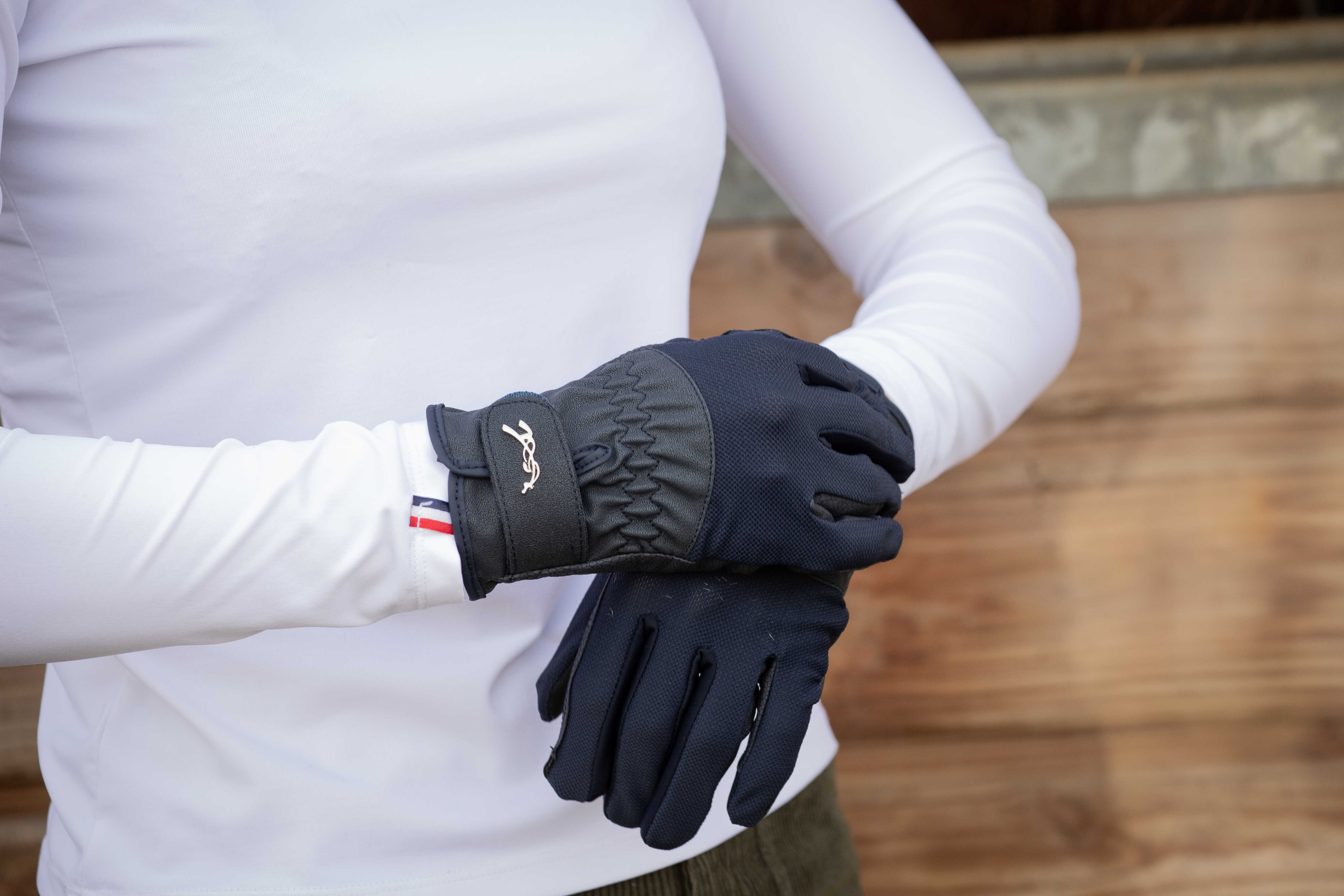 Penelope Hiver Ridhandskar Navy - 2