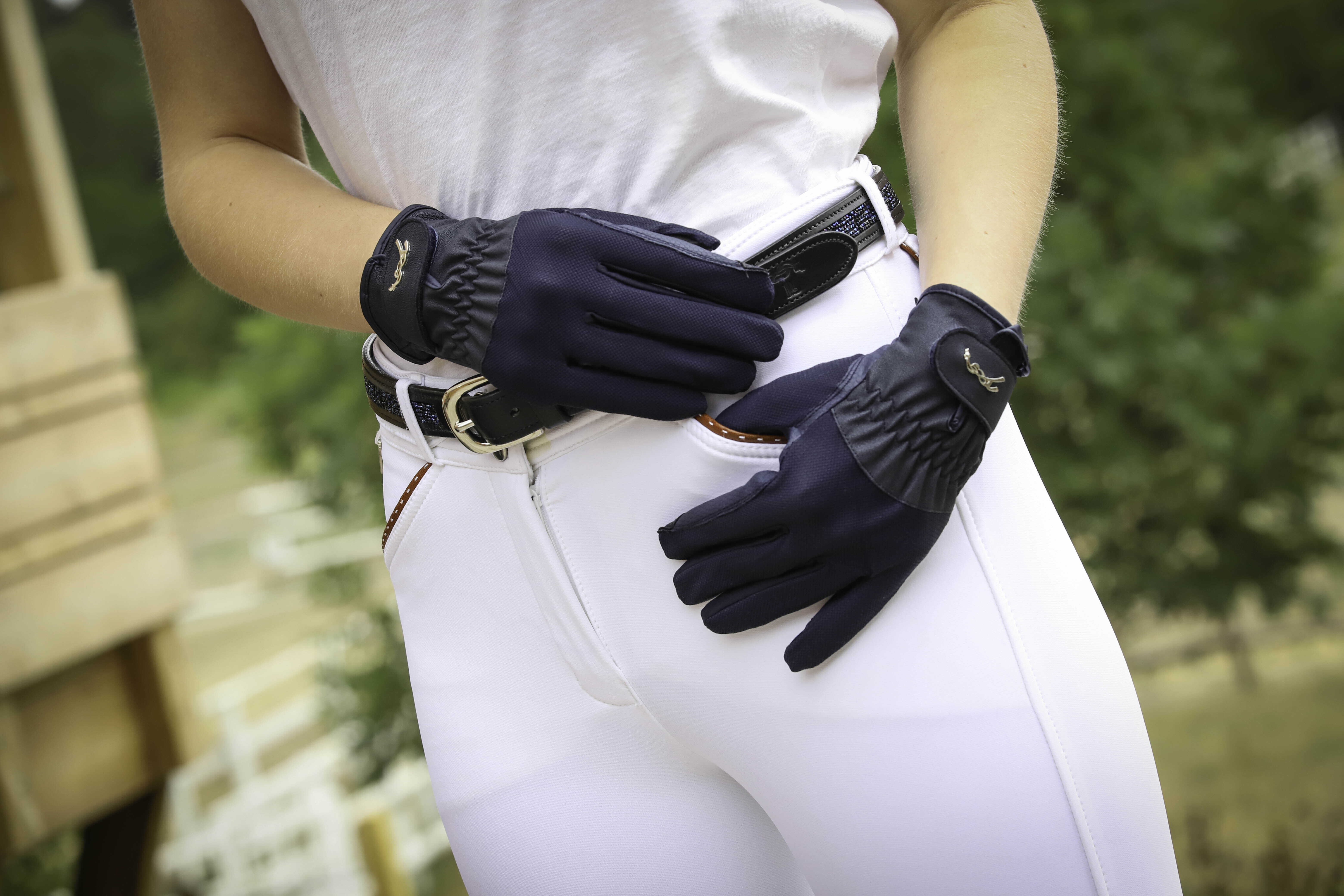 Penelope Hiver Ridhandskar Navy - 6