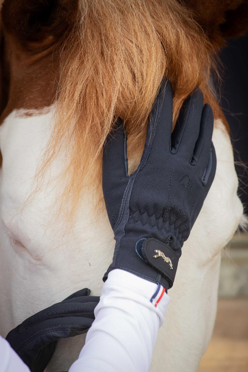 Penelope Hiver Ridhandskar Navy (6.5)