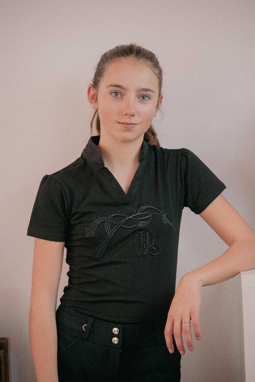 Penelope Iliana Pikétröja Svart