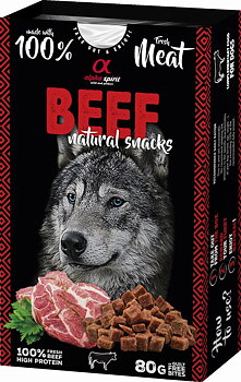 AlphaSpirit Naturals Dog Treats - Beef