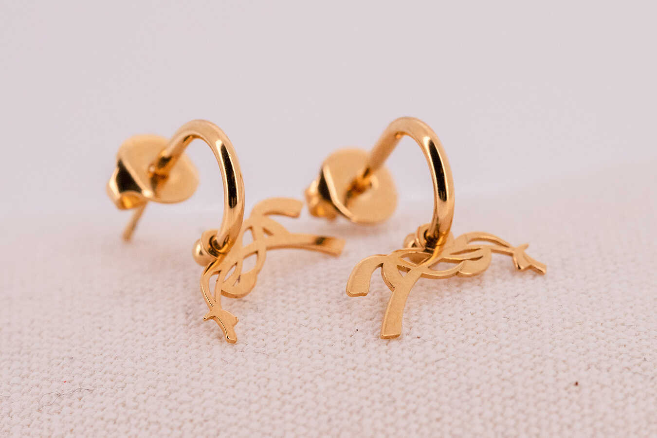 Penelope Leonie Earrings Golden - 4