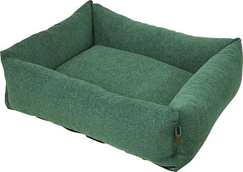 Fantail Basket Snug Origin Dog Bed - Botanical Green