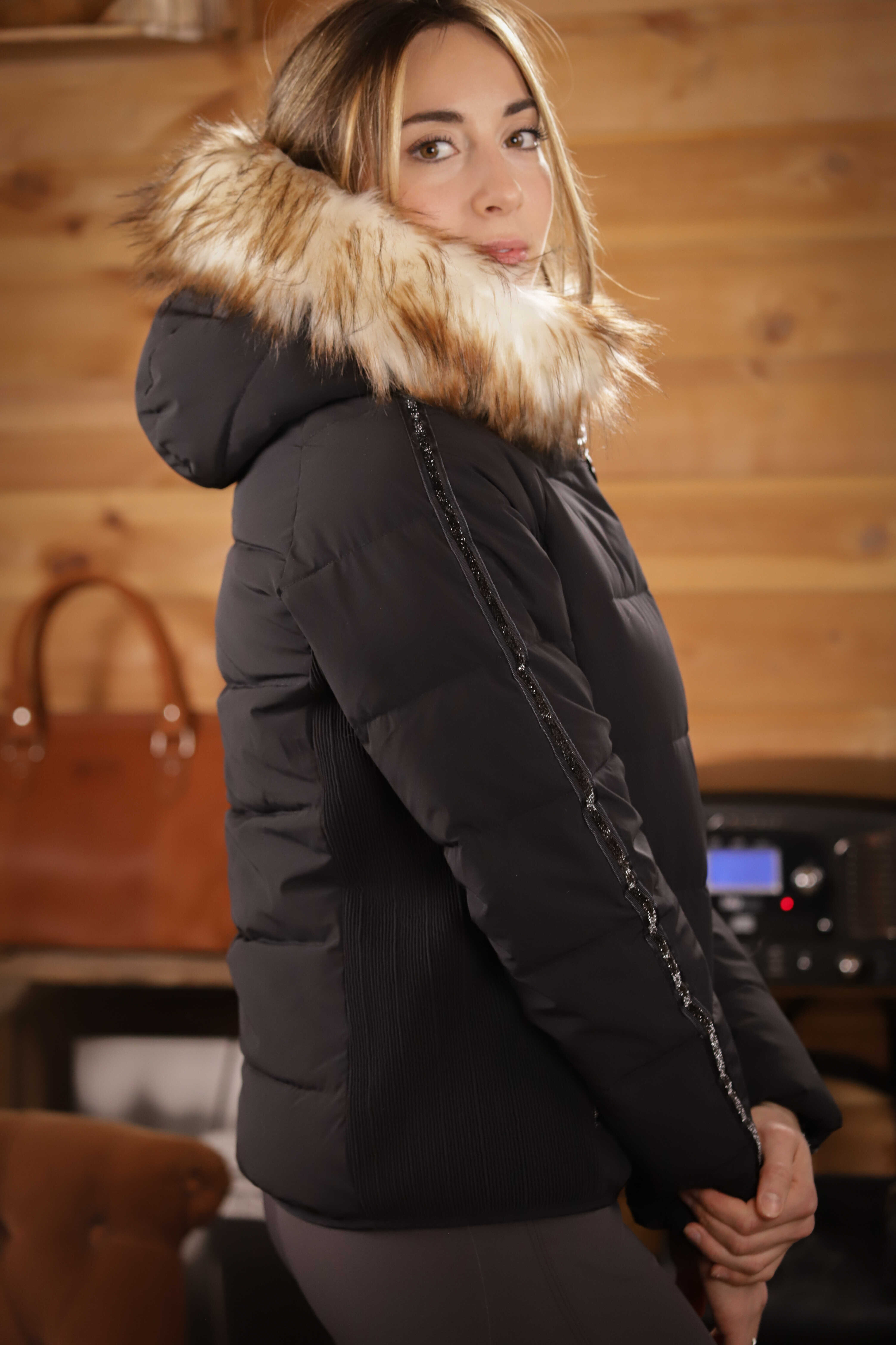 Penelope Louxy Ratsastustakki Musta - 8