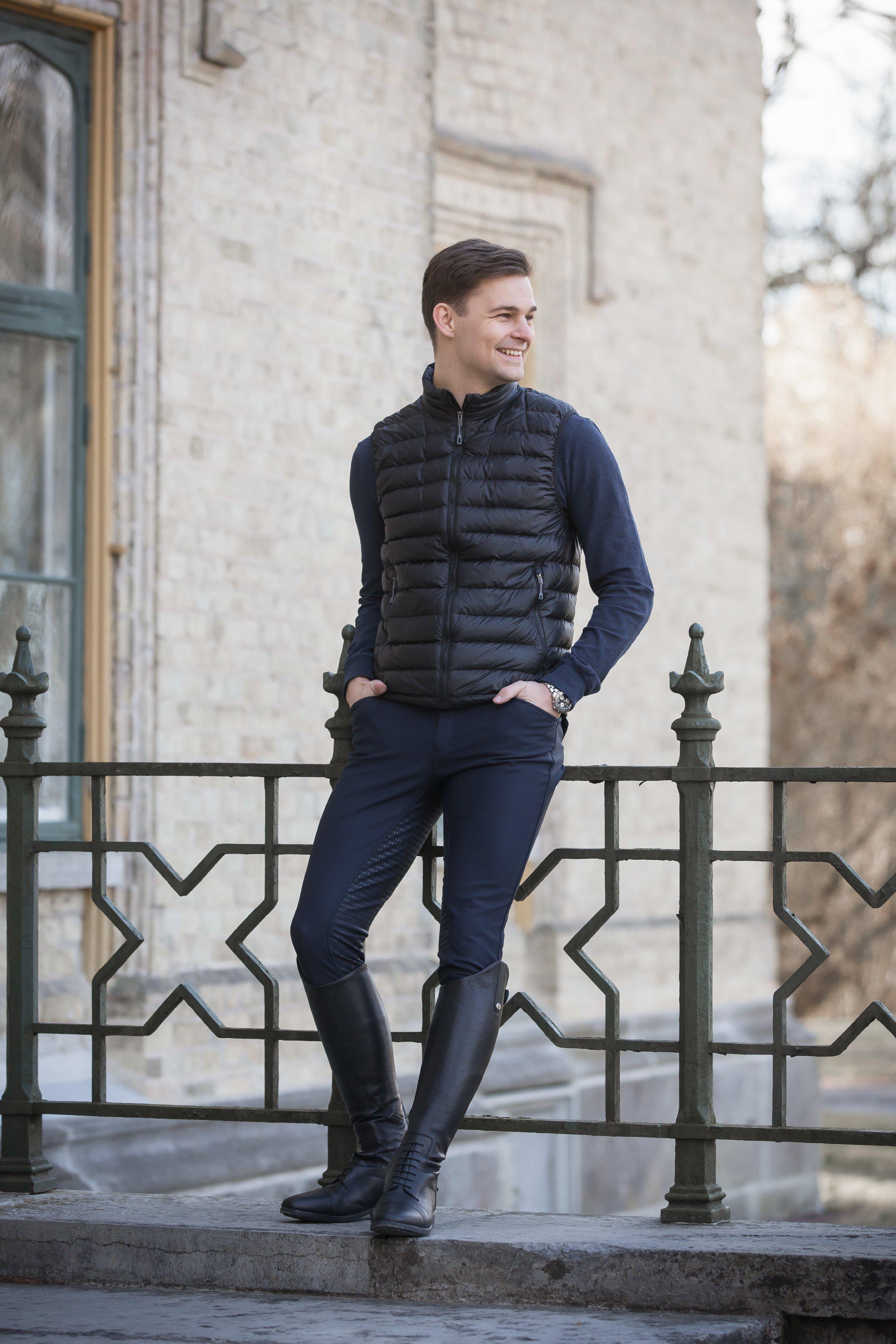 Horse Life Isak Breeches, Men - Navy - 2