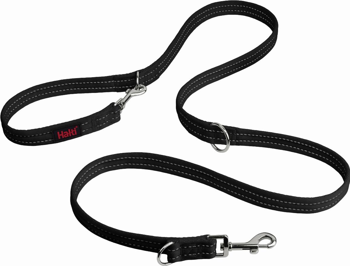Halti-harjoitusliina – musta, leveys 15 mm