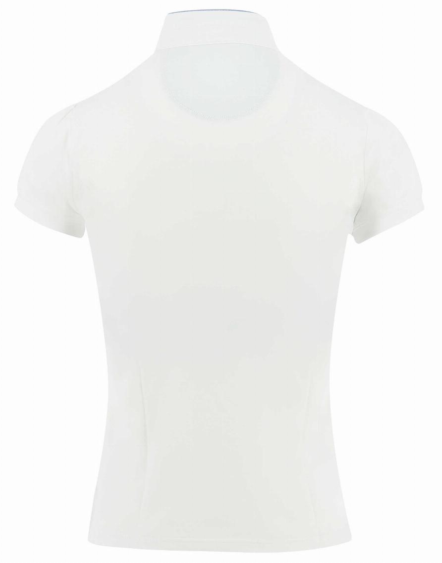 Penelope Madrid Junior Short-Sleeved Competition Top White/grey