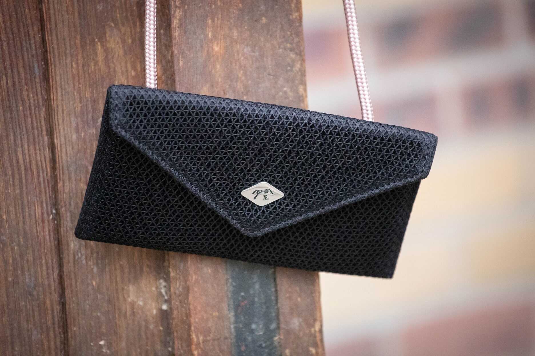 Penelope Mesh Phone Bag Black - 6