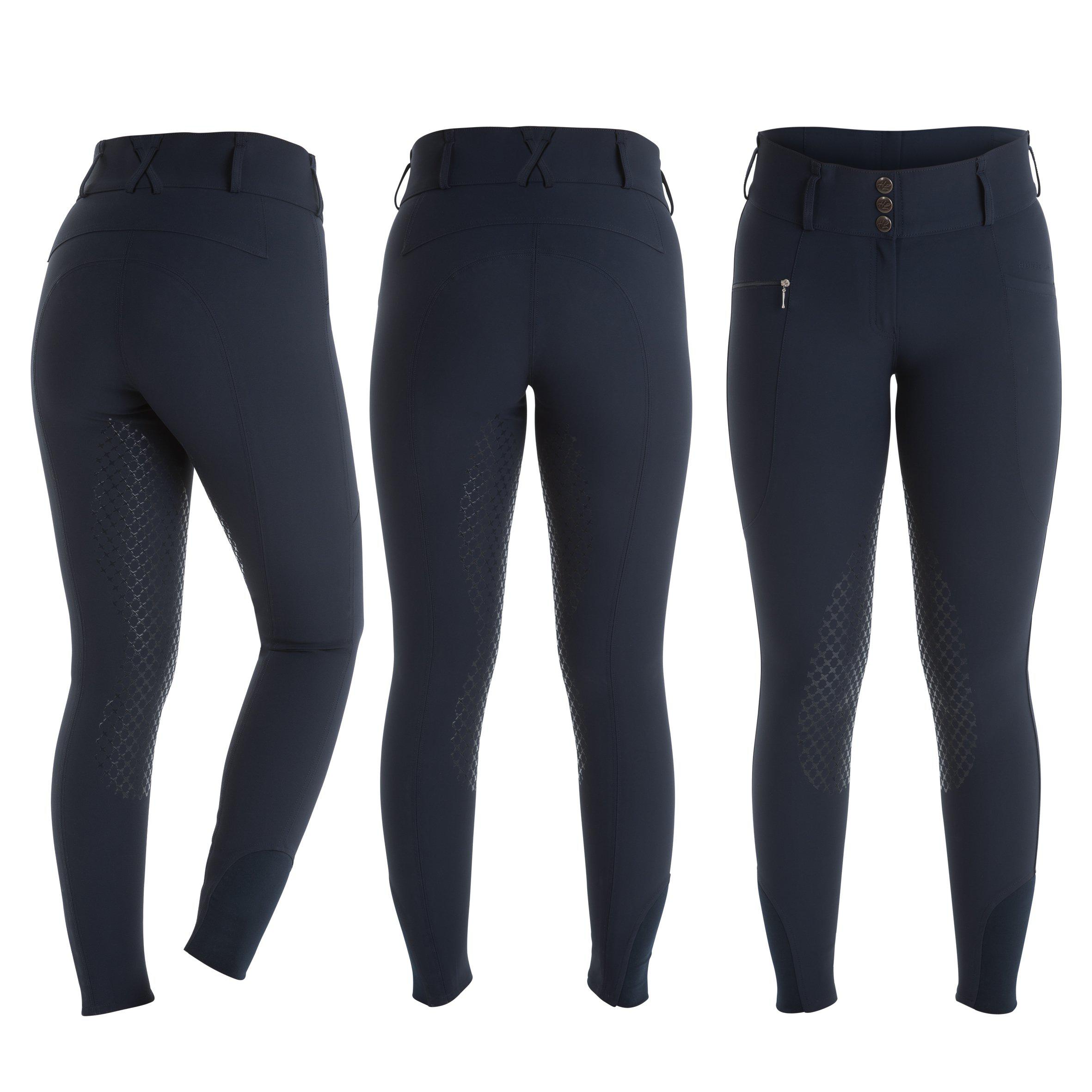 Horse Life Candy Mira Breeches Super-X High Knee Grip - Navy
