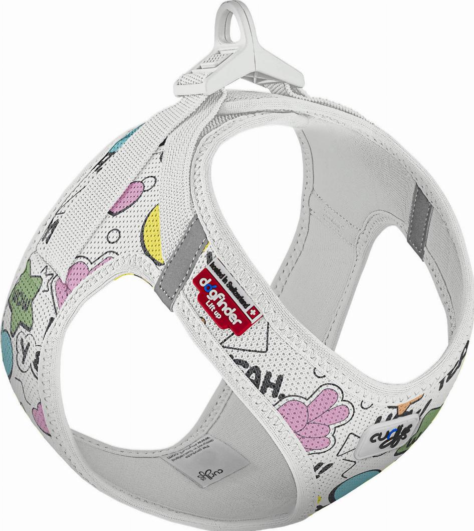 Curli Vest Hundsele Clasp Air-Mesh - Limited Edition - Comic Ljusgrå (XL)