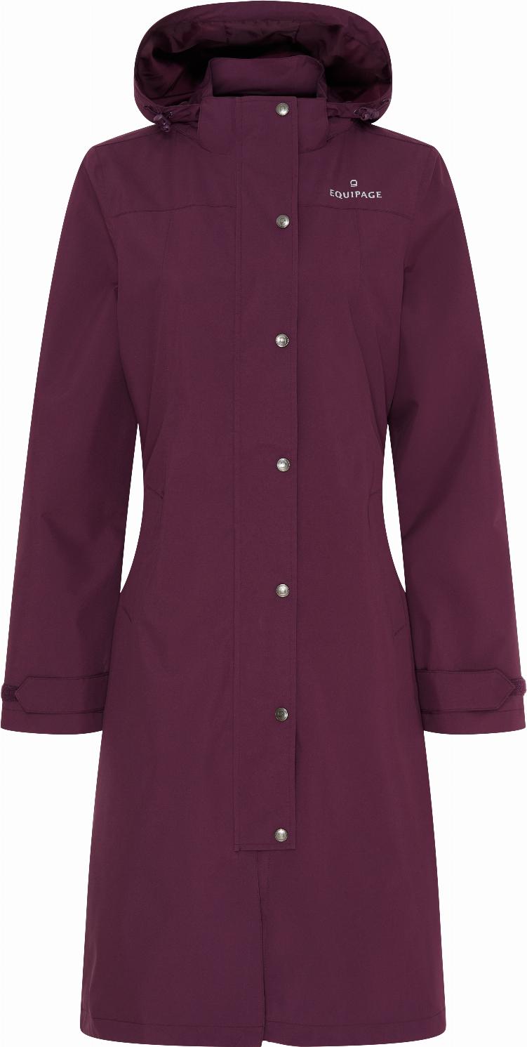 Equipage Heaven Pitkä Sadetakki - Italian Plum, XS - 5